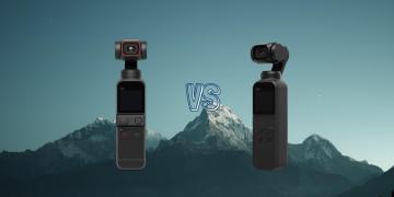 DJI Pocket 2 vs DJI Osmo Pocket Gimbal Action Camera Spec Comparison