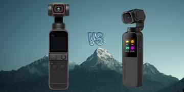 DJI Pocket 2 vs Snoppa Vmate Pocket Gimbal Action Camera Spec Comparison