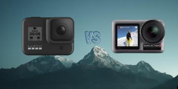 GoPro Hero 8 Black vs DJI Osmo Action Camera Comparison