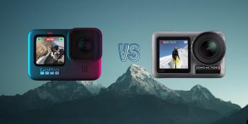 GoPro Hero 9 Black vs DJI Osmo Action Camera Spec Comparison