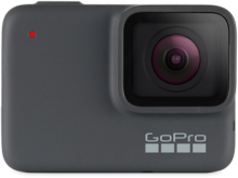 gopro hero 7 silver action camera