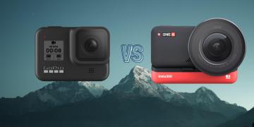 GoPro Hero 8 Black vs Insta 360 One R Action Camera Comparison