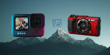 GoPro Hero 9 Black vs Olympus Tough TG6 Action Camera Spec Comparison